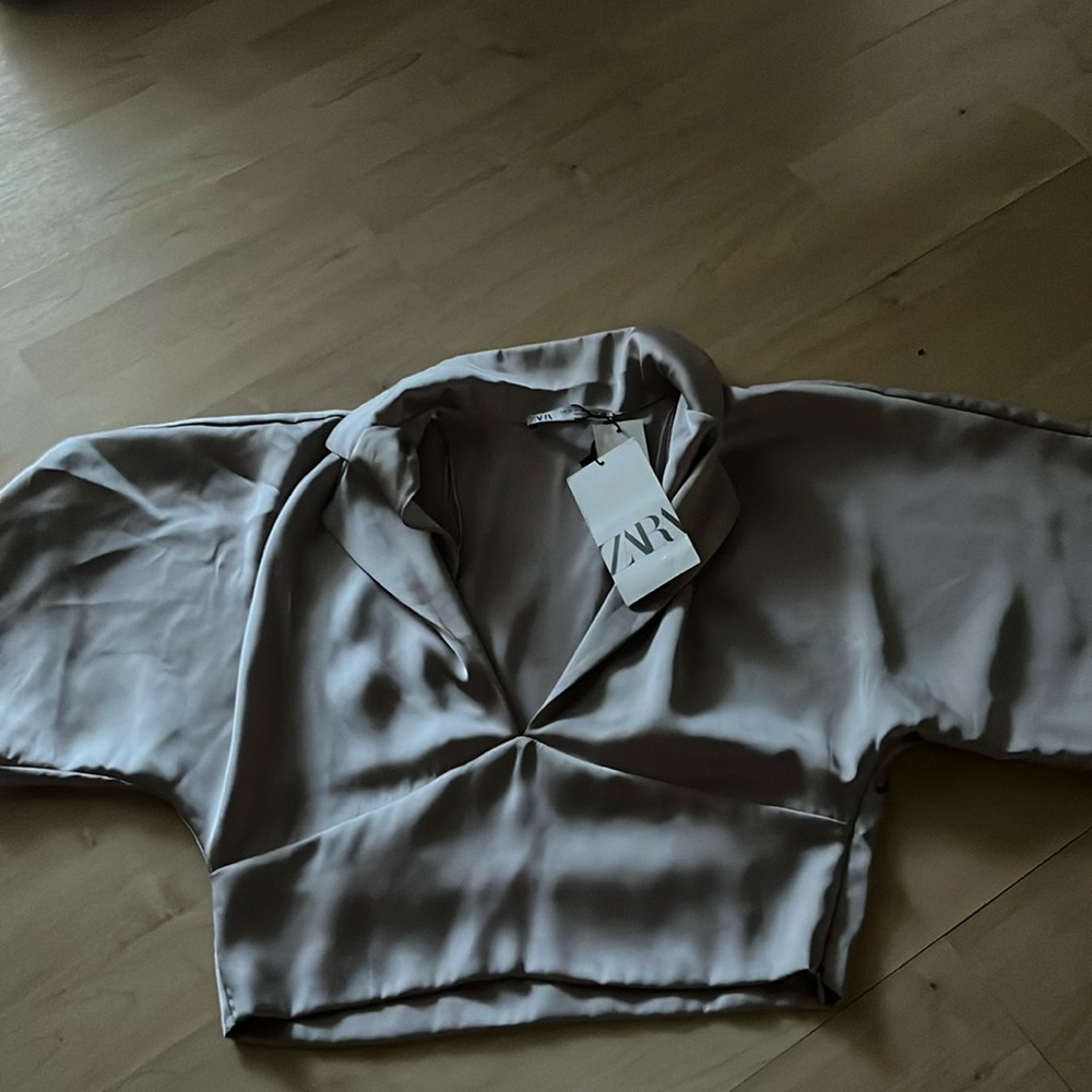 ZARA silk blouse